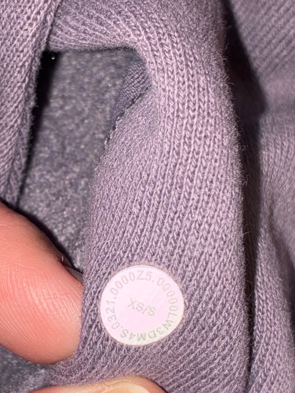 Lululemon Scuba Oversized Half-Zip Hoodie, heathered purple- size xs/s - Picture 4 of 9